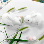 White Rabbit Squishy Toy – Soft Resin Slow-Rebound Fidget