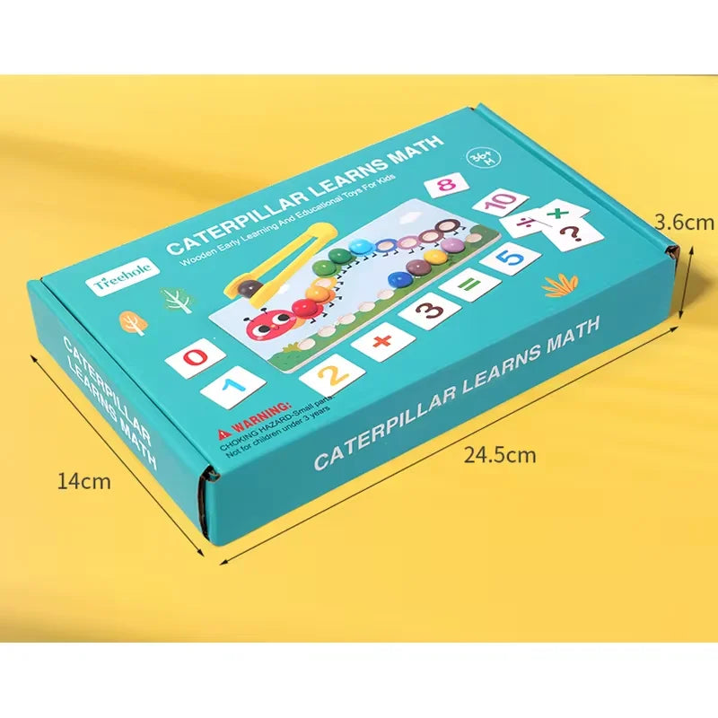 Montessori Mathematics Props Baby Digital Cognitive Pairing Puzzle Puzzle Igenious Ingenious Pearl Children's Fine Action Toys