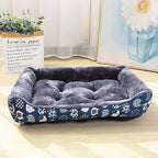🛋️🐾 Winter Plush Pet Bed Sofa – Cozy Dog & Cat Mat