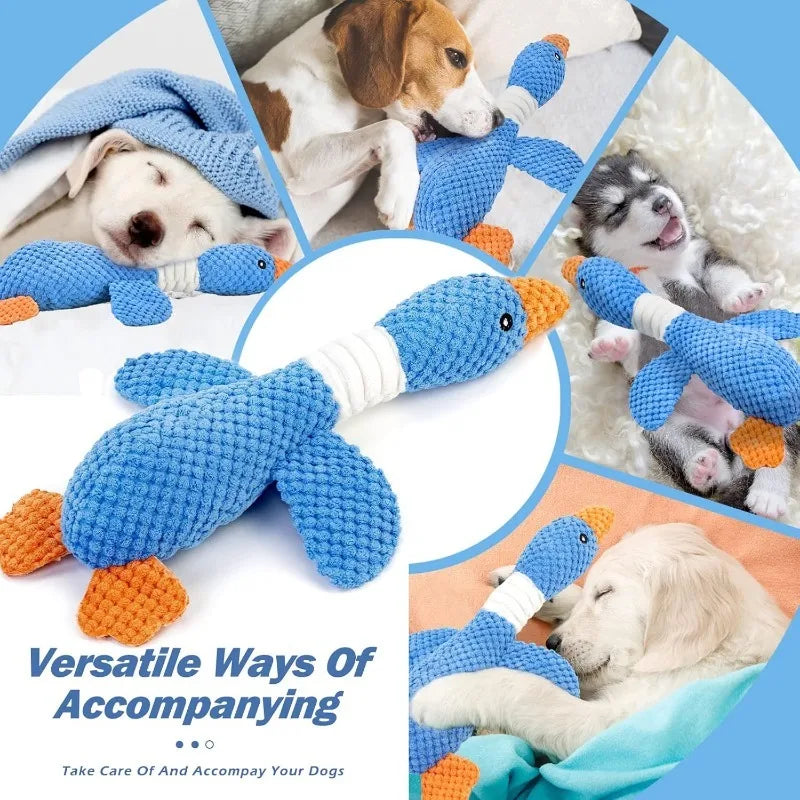 🐾🧸 Indestructible Squeaky Plush Toy – For Aggressive Chewers