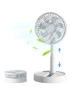 🌬️🔋 USB Foldable Mini Fan – 4 Speeds & Timer Table Fan