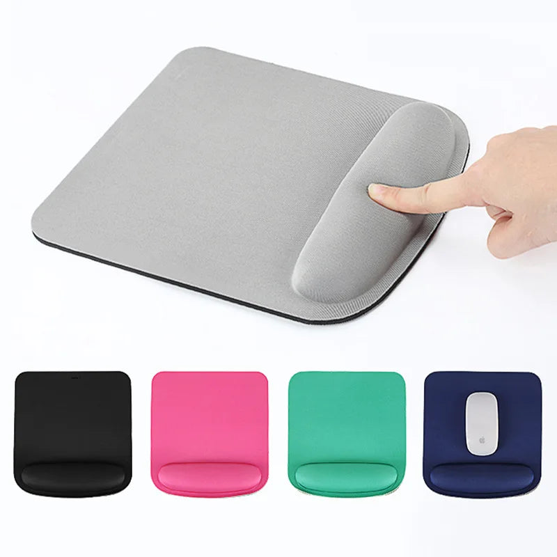 🖱️💚 EVA Ergonomic Game Mouse Pad with Wrist Support – Solid Color
