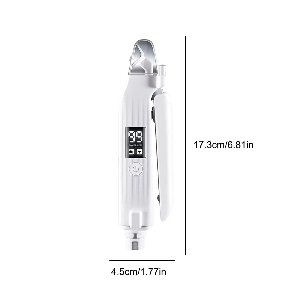 ✂️🐾 2-in-1 Electric Pet Nail Trimmer & Grinder with LED Light
