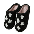 Halloween Ghost Slippers – Cozy Indoor Cotton House Shoes