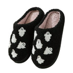 Halloween Ghost Slippers – Cozy Indoor Cotton House Shoes