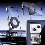 🧲🚗 Strong Magnetic Foldable Car Phone Holder – 360° Vacuum Mount