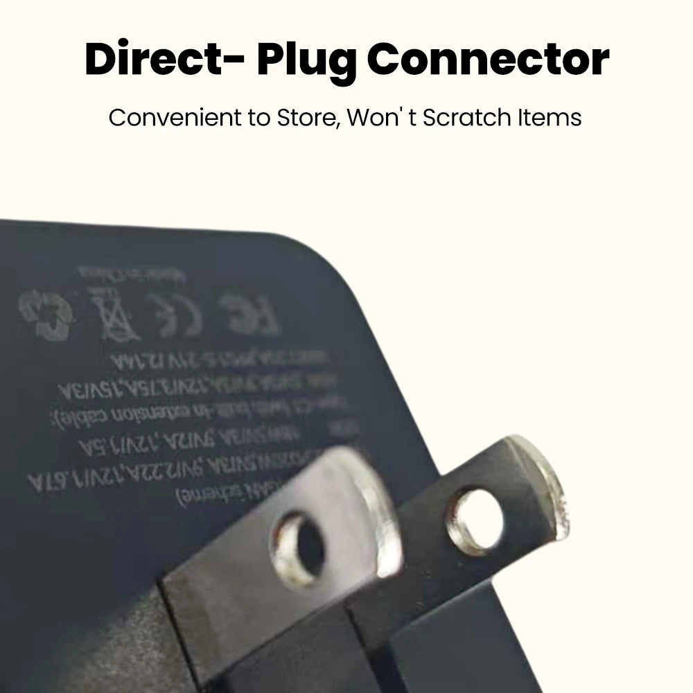 ⚡ 80W USB-C PD Fast Charger with Retractable Cable 🔄 | 100–240V Travel Wall Adapter for iPhone 16, MacBook, Samsung & Pixel 💻📱