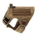 Tactical Large Dog Harness & Leash Set 🐕‍🦺 Military Training Vest with Collar for German Shepherd, Malinois & Medium-Large Dogs