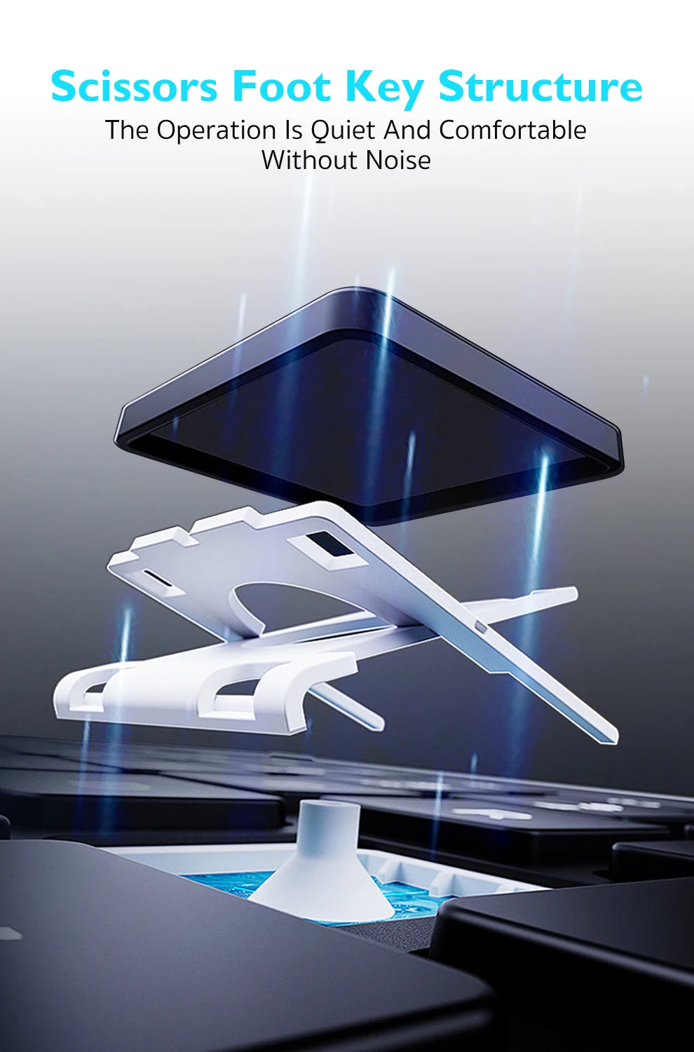 ⌨️📱 Dormin Folding Bluetooth Keyboard – Portable Silent Wireless