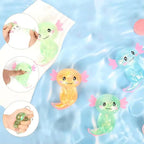 Colorful Axolotl Squishy Toys – Stretchy Sensory Squeeze Fidget Set