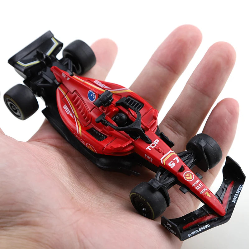 (Bagged) 1.43 Alloy Model Racing Car Toy, Exquisite Formula Alloy Pullback Racing Car, Children's Toy, Best Birthday Gift.