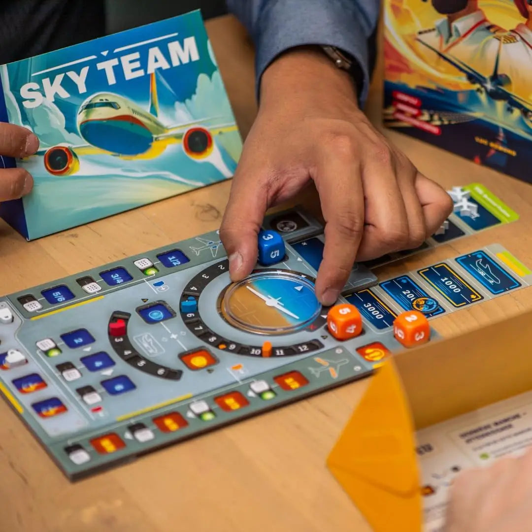 Sky Team – 2-Player Co-op Board Game by Scorpion Masqué | Ages 10+ | 20-Minute Gameplay✈️🎲