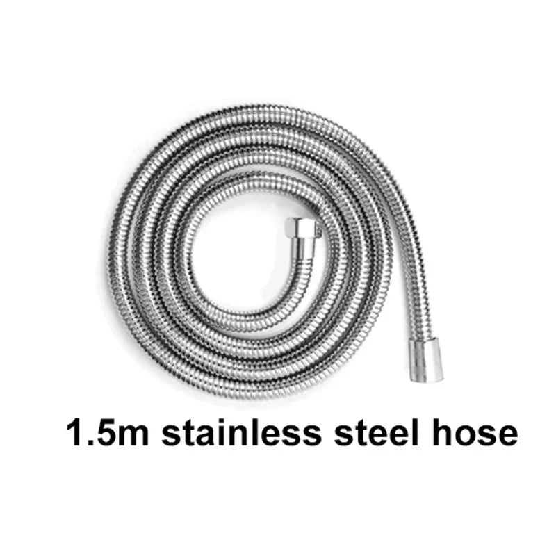 🚿💧 5 Spray Portable Shower Head – High Pressure Large Flow ABS Spa Shower with Filter & Stop Button