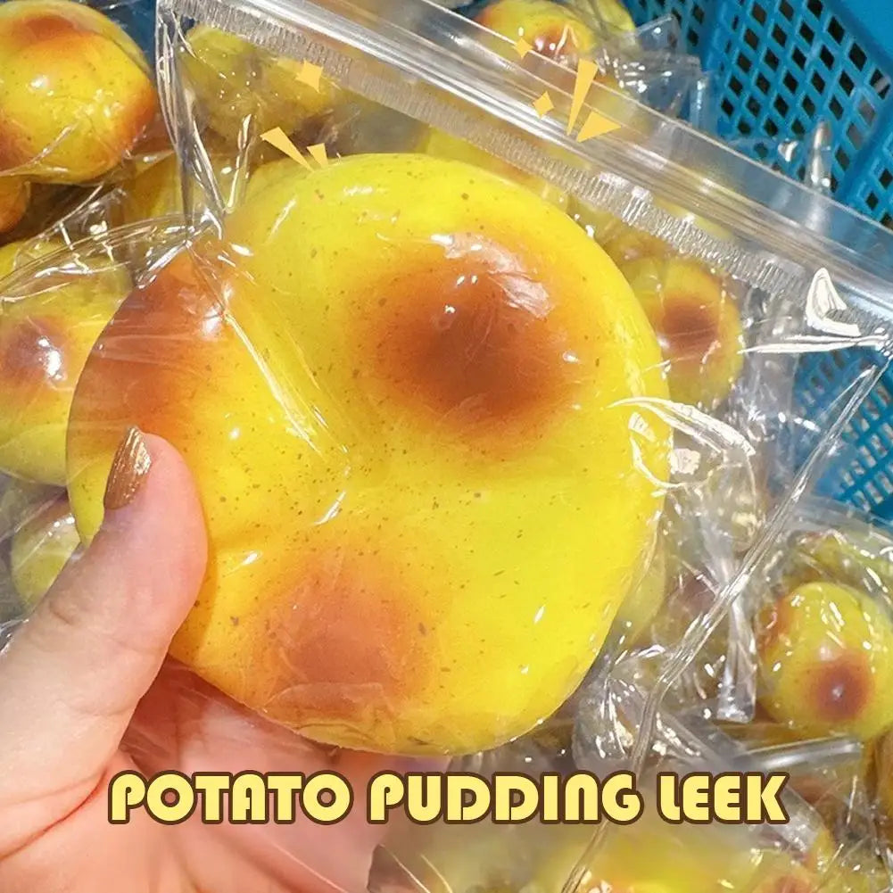 Potato Pudding Squishy Stress Ball – Slow-Rise TPR Fidget Toy