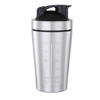 🥤🛡️ Stainless Steel Protein Shaker Cup – Portable Fitness Sports Mug