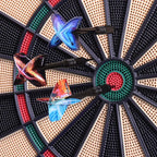 Electronic Dart Board LED Digital Dartboard Set 🎯 with Cabinet & 12 Soft Tip Darts | 27 Games, 259 Scoring Options, 8 Players