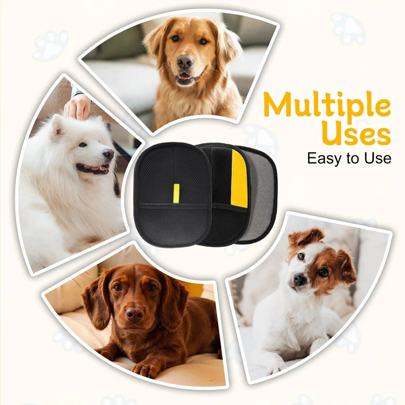🐾🧤 Pet Hair Remover Glove – Double-Sided Deshedding Brush