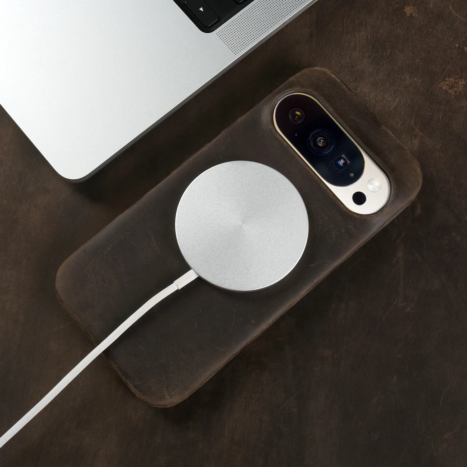 MagSafe Magnetic Genuine Leather Case for Google Pixel Series