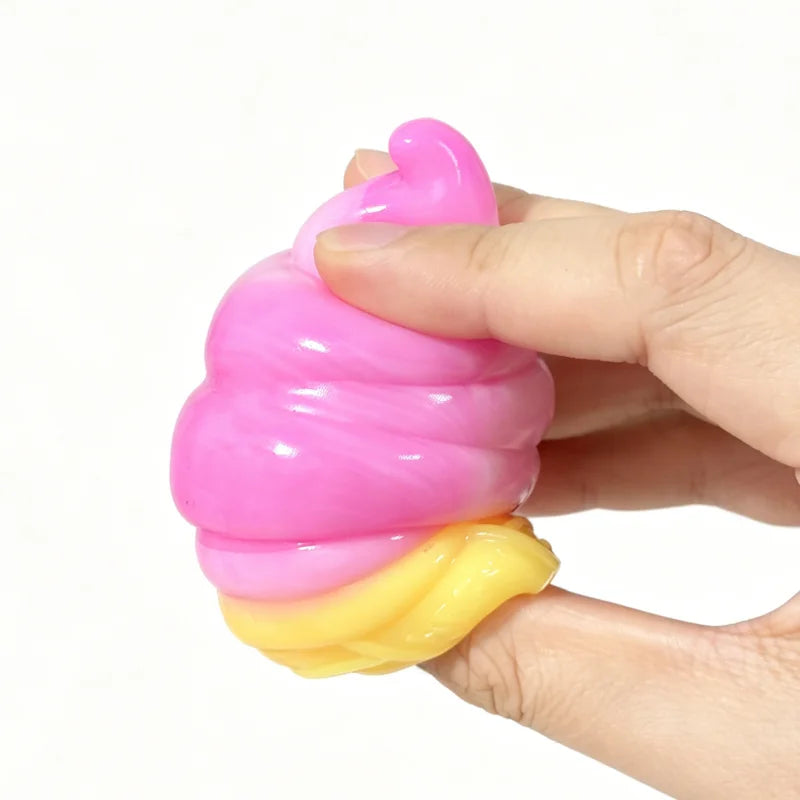 NeeDoh Nice Cream Cone – Creamy Squeeze Fidget Toy
