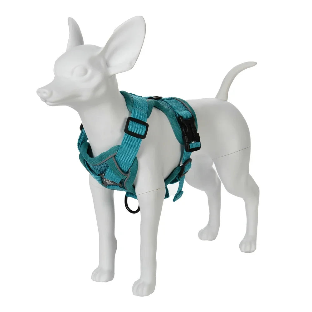 🐾🎽 Tactical Reflective Cat & Small Dog Harness with Leash