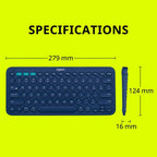 ⌨️🔴 Logitech K380 Wireless Bluetooth Keyboard – Network Red Edition