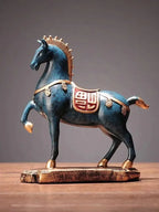 🐎✨ Horse of Success Feng Shui Ornament 💛 | Lucky Get-Rich Blessing Home Décor 🏡 | Living Room & TV Cabinet Display Housewarming Gift