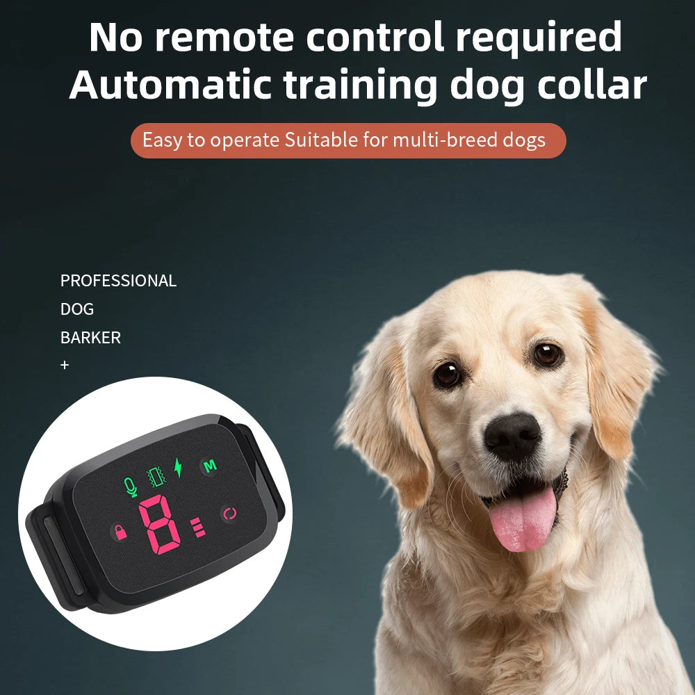 🐶🔇 Smart Automatic Anti Barking Collar – Rechargeable & Waterproof