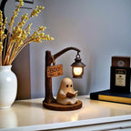 Ghost Reading Night Light – Cute Halloween 3D Décor