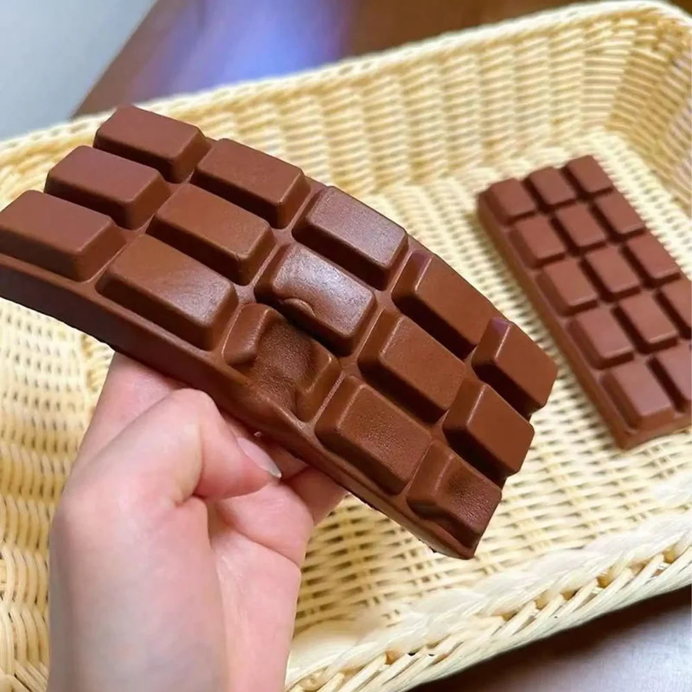 Big Chocolate Bar Squishy Toy – Soft Slow-Rebound Squeeze Toy