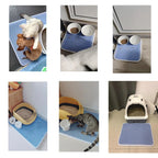 🐱🧼 Double Layer Waterproof Cat Litter Mat – Non-Slip & Washable