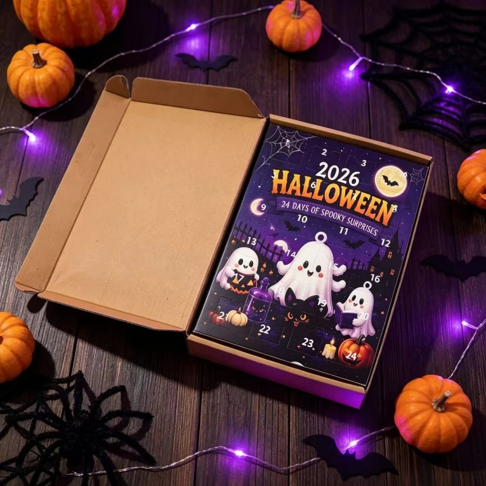 Halloween Advent Calendar – 24-Day Spooky Acrylic Ornament Countdown
