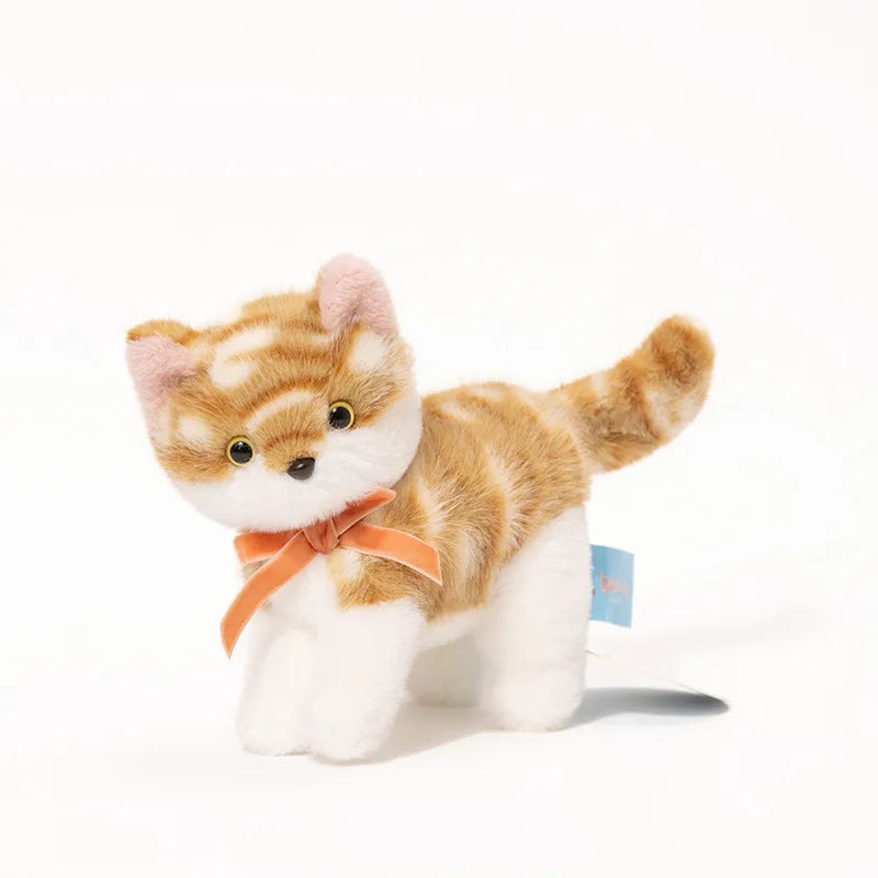 🐱🧸 5.9 inches Simulation Cat Plush Doll – Cute Stuffed Animal for Home Decoration & Kids Gifts