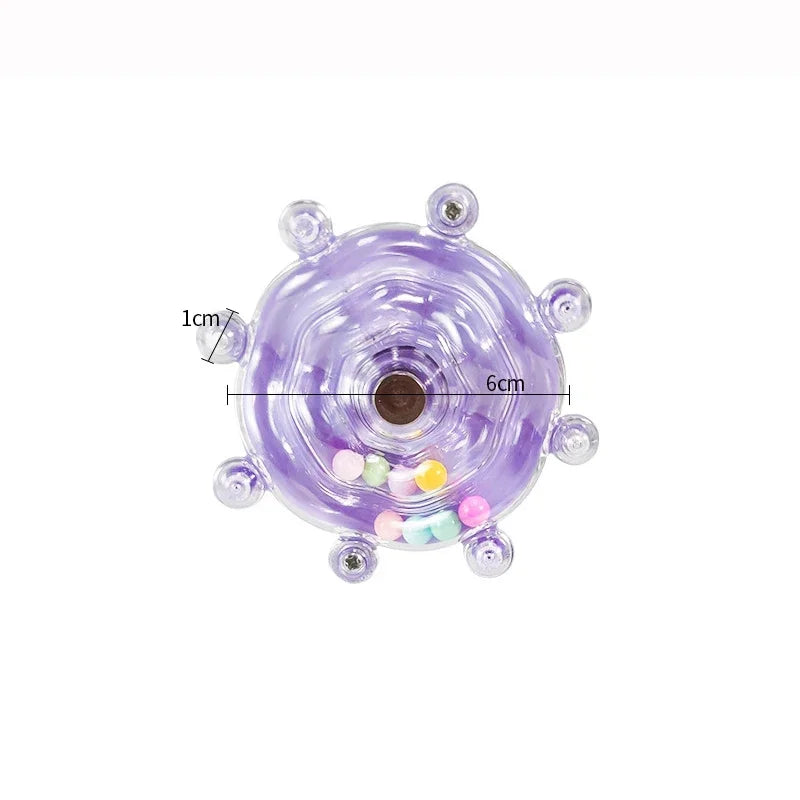 🦜🎡 Parrot Wheel Interactive Hanging Toy with Sound Ball