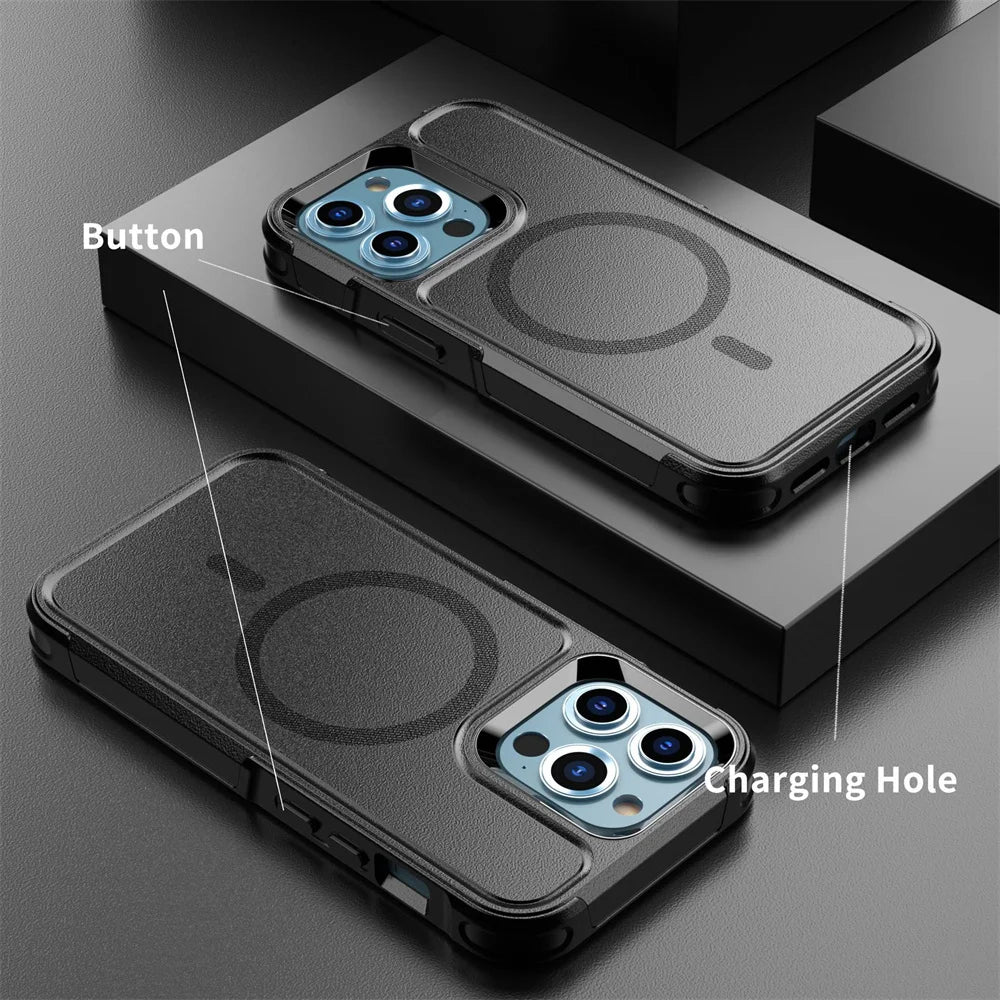 MagSafe Magnetic Military-Grade Shockproof Case for iPhone