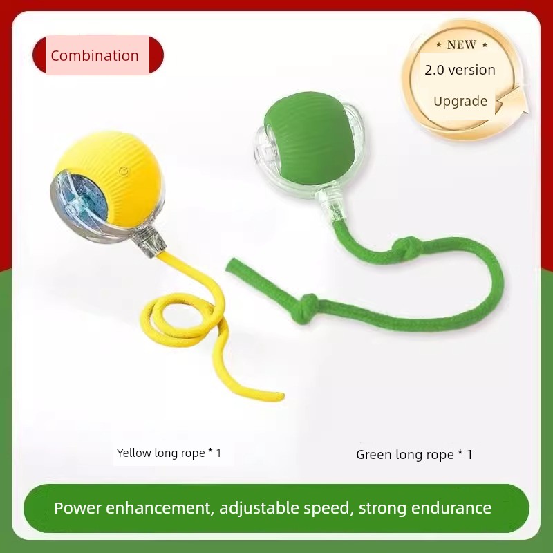 🐾 Cat Intelligent Dodgeball 🎾 Automatic Funny Cat Ball 🐱 Electric Interactive Toy ⚡ Bite & Fall Resistant 💪 Type‑C Charging 🔋