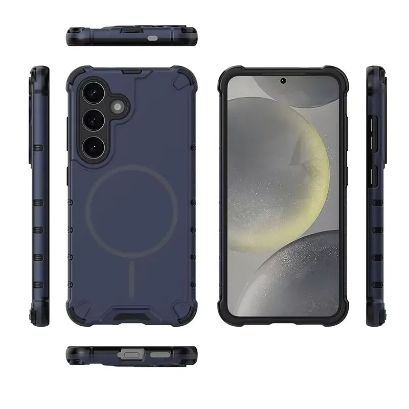 Luxury Magnetic Armor Case for Samsung Galaxy S25 / S24 / S23 Ultra