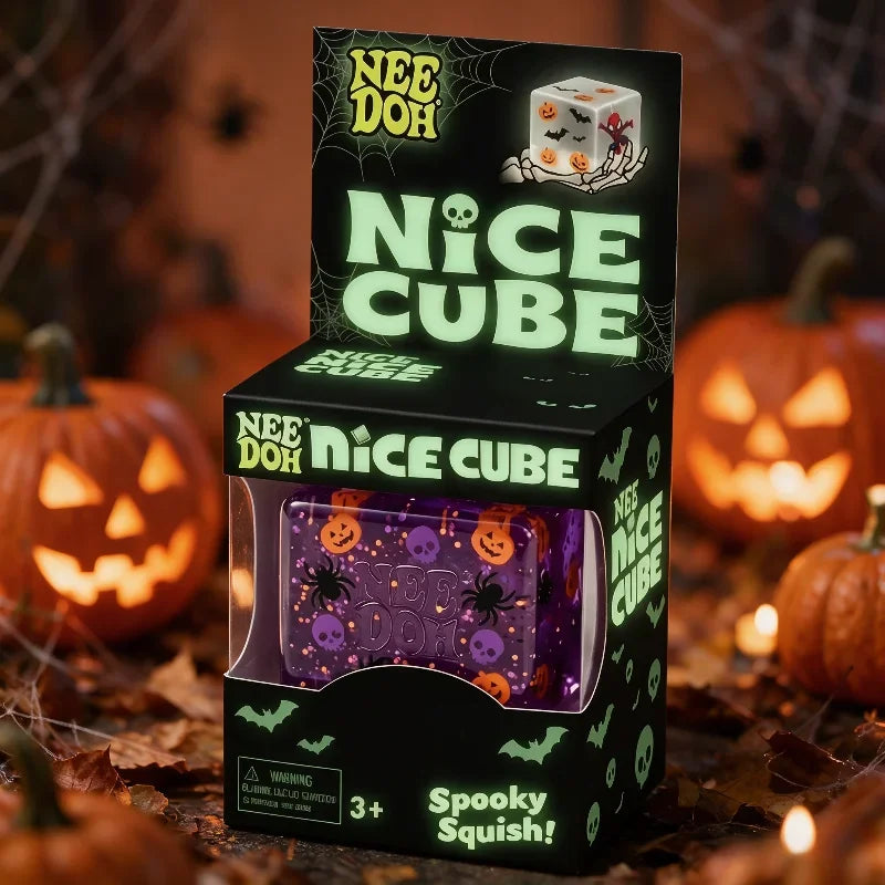 NeeDoh Halloween Sensory Toy – Spider & Pumpkin Squishy
