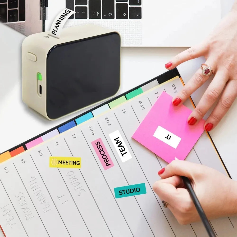 🏷️📱 MarkLife P15 Mini Portable Thermal Label Printer – Wireless Bluetooth