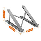 💻🔗 8-in-1 Laptop Stand Docking Station – Aluminum Foldable USB-C Hub