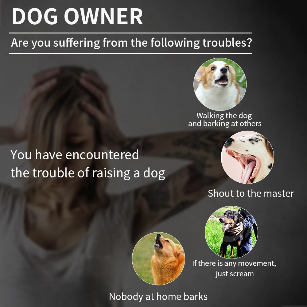 🐶🔇 Smart Automatic Anti Barking Collar – Rechargeable & Waterproof