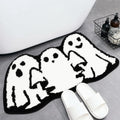 Halloween Pumpkin Plush Rug – Soft Cashmere-Style Spooky Mat
