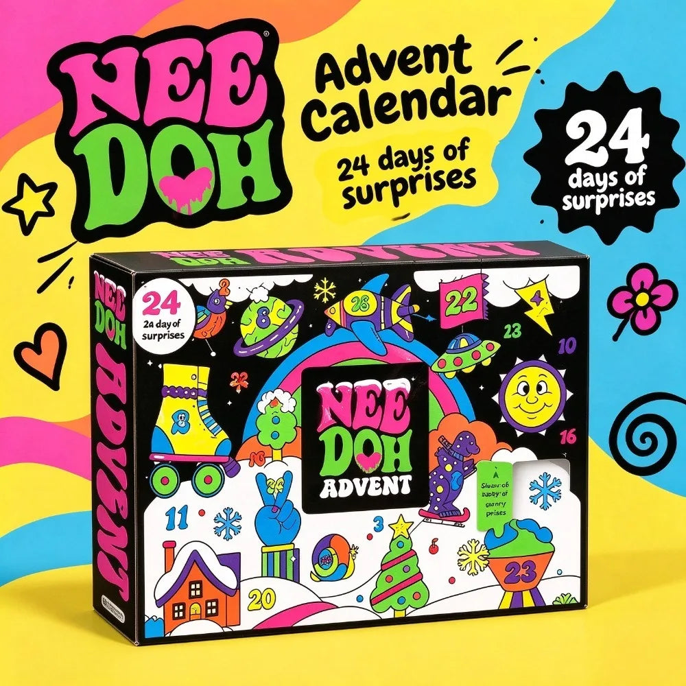 2026 NeeDoh Advent Calendar – Christmas Surprise Fidget Toy Set