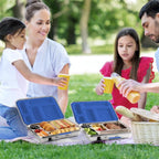 🥪✨ Stainless Steel Leakproof Bento Lunch Box | Food-Safe Compact Lunch Container 🍱 | Sandwich Friendly Lunch Box for Kids & Adults