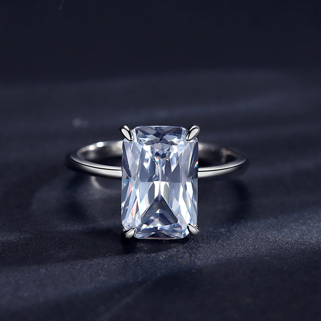 💎✨ Ailmay Luxury Clear CZ Ring – Solid 925 Sterling Silver
