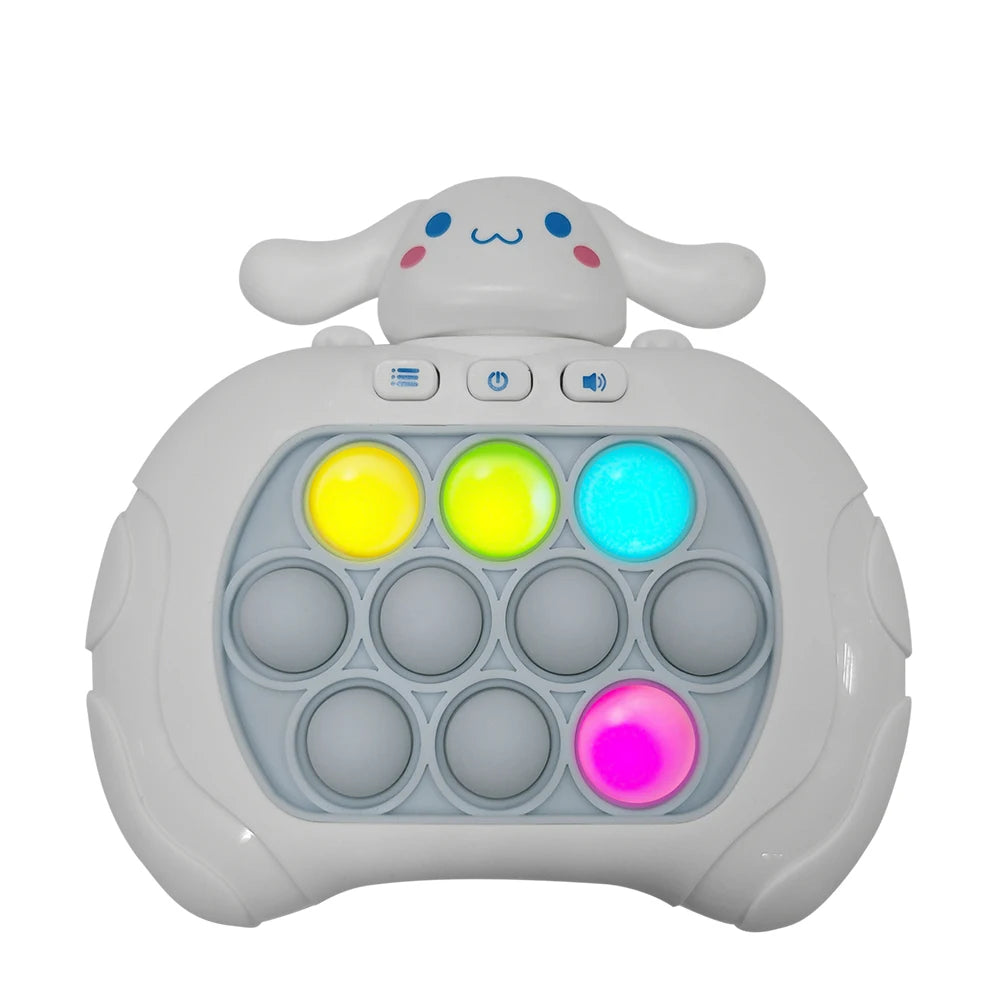 Spider Man & Stitch Quick Push Game Pop Up Fidget Bubble Electronic Pop it Pro Game Light AntiStress Toys For Adult Kids Gift