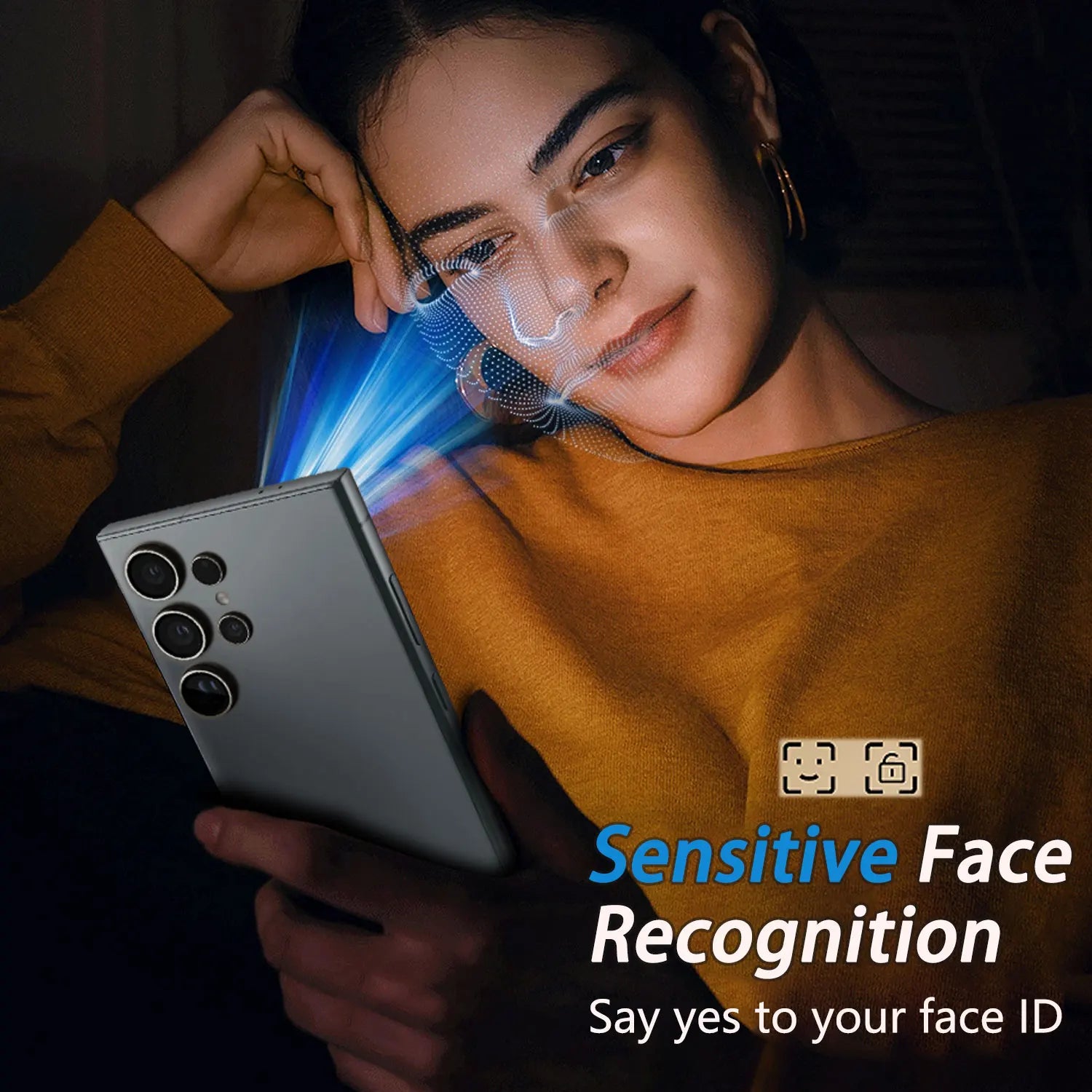 2-Pack Privacy Tempered Glass Screen Protector for Samsung Galaxy S22 Series