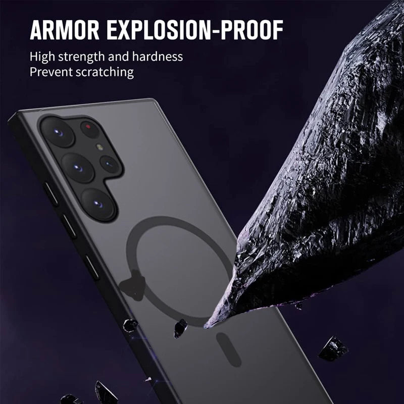 UYUXIO Magnetic Stand Case for Samsung Galaxy S24 / S23 / S22 Ultra Plus