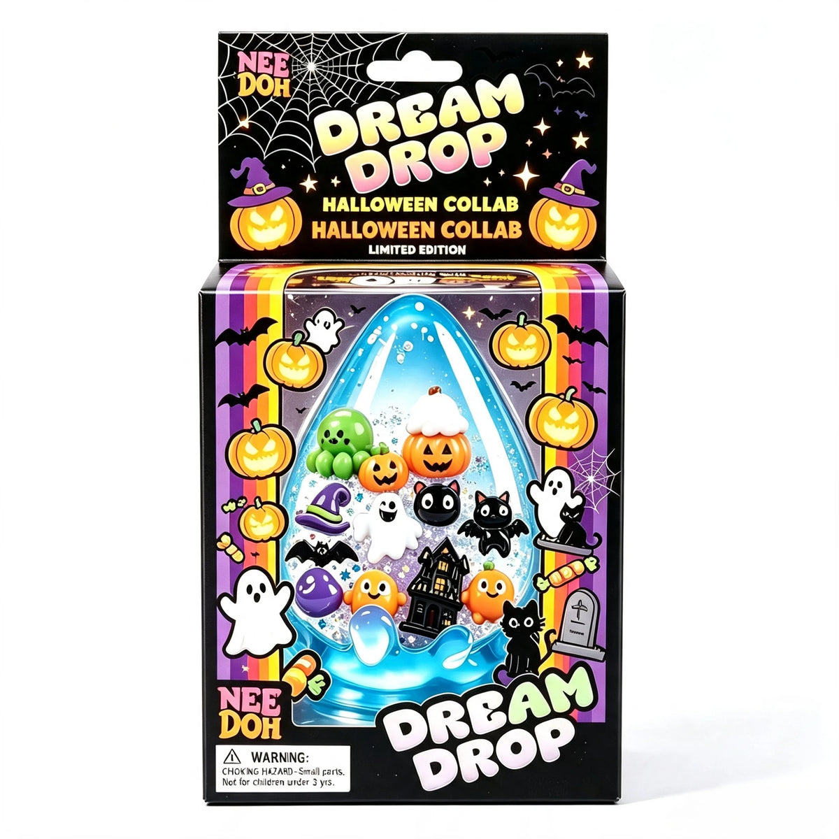 NeeDoh Halloween Spider & Pumpkin – Soft Squishy Fidget Toy