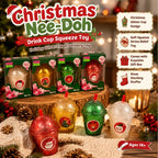 Christmas NeeDoh Drink Cup – Glitter Squeeze Sensory Toy