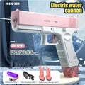 Electric Water Blaster Pistol – Full Automatic Water Toy with Drum Tank | High‑Power Outdoor Beach Water Gun for Summer Fun (14+)